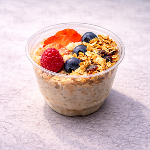 Berry banana nut oatmeal
